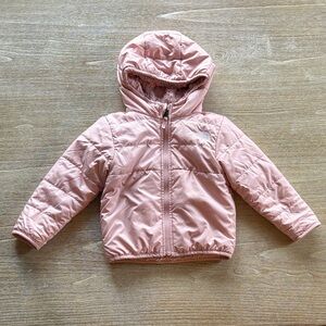 The North Face Shasta Reversible Full-zip Winter Jacket Coat in Rose Pink 12-18M